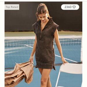 Meru Zip-Front Mini Dress